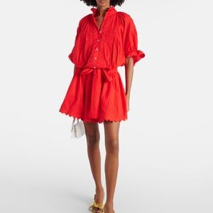 Juliet Dunn Red Shirtdress NWT Size 1